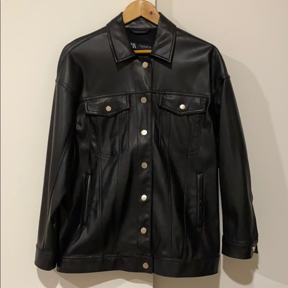 Brand New Zara Synthetic Leather Jacket w/ tags!